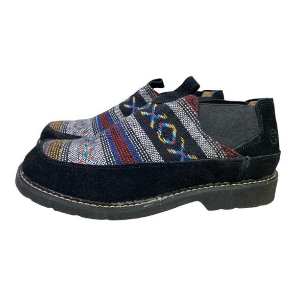 Roper Isabel Driving Moc Serape Aztec Women size 9.5 - Picture 2 of 5